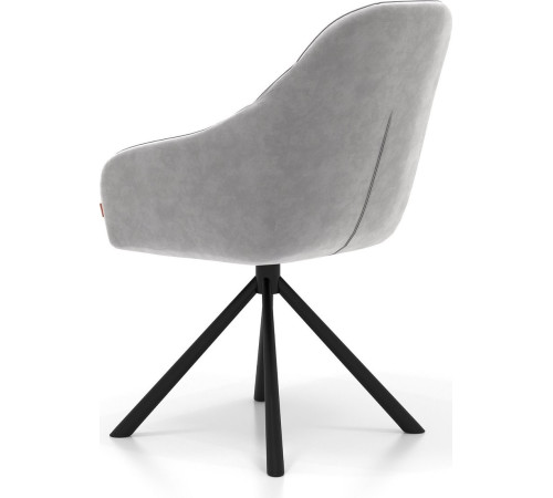 Стул Памир Босс F80 поворотный серый минт/черная опора