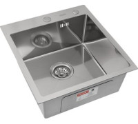 Кухонная мойка ARFEKA ECO AR 450*500 SATIN DECOR MILLET GRAINS