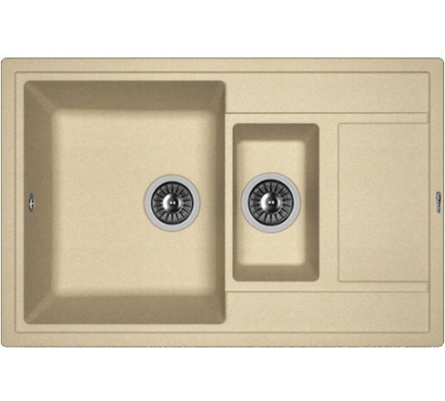 Кухонная мойка Florentina Липси-780К бежевый