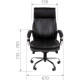Офисное кресло CHAIRMAN CH425 экокожа, черный
