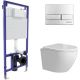 Унитаз подвесной Berges Wasserhaus Okus Rimless 043386 с сиденьем