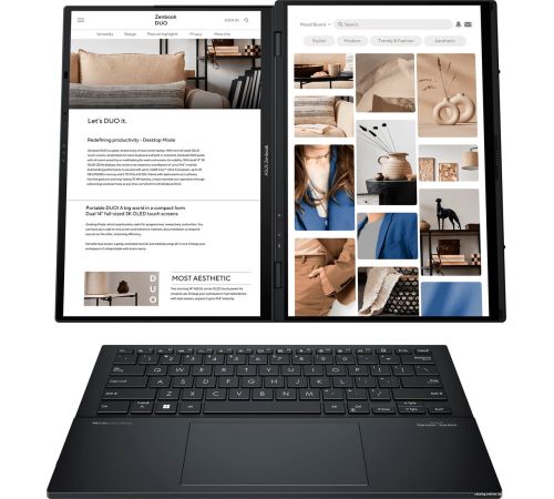 Рабочая станция ASUS Zenbook 14 Duo OLED UX8406MA-QL182W