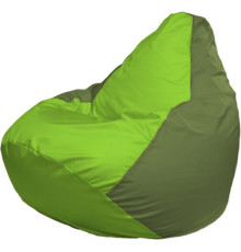 Кресло-мешок Flagman Груша Макси Г2.1-164 оливковый/салатовый