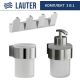 Набор аксессуаров для ванной Lauter 21TS3018 + 21TS3020 + 21TS3008 Chrome, 3 предмета