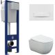 Унитаз подвесной Berges Wasserhaus Ventas Rimless + АТОМ 410 AT-043339 с сиденьем
