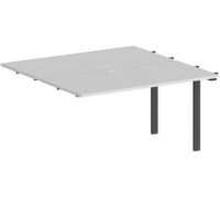 Стол Norden Приставка 120x123.8x75 SG.211.WH.63.AN антрацит/белый