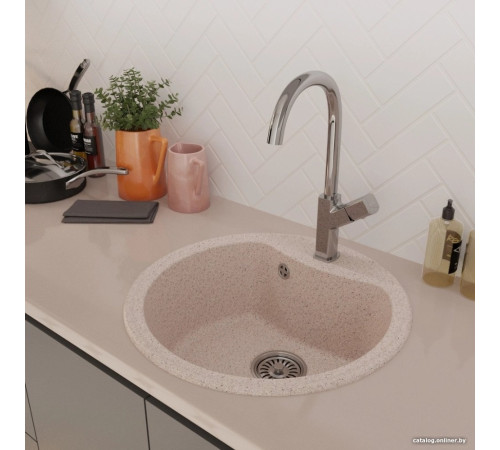 Кухонная мойка Mixline ML-GM09 551793 песочный