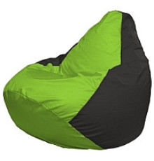 Кресло-мешок Flagman Груша Мини L Г0.1-153 салатовый/черный