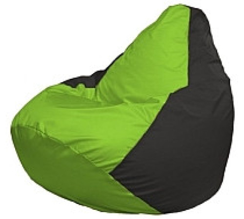 Кресло-мешок Flagman Груша Мини L Г0.1-153 салатовый/черный