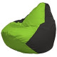 Кресло-мешок Flagman Груша Мини L Г0.1-153 салатовый/черный