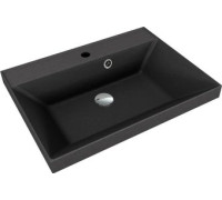 Умывальник Symbolite Asti 50x45 кварц, антрацит