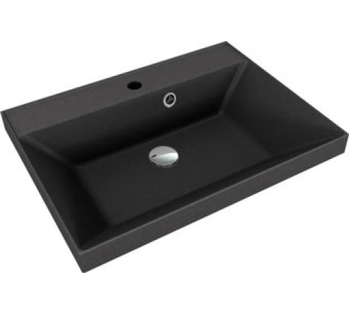 Умывальник Symbolite Asti 50x45 кварц, антрацит