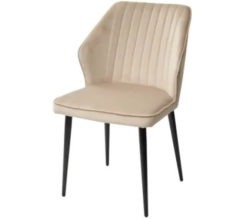 Стул M-City Seattle-V 461MC03828 бежевый 5 велюр/черный