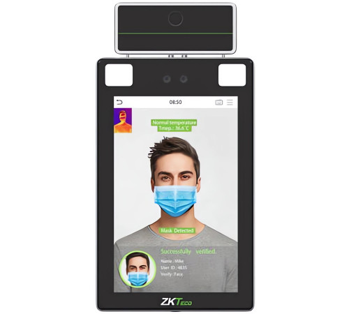 Терминал распознавания лиц ZKTeco ProFace X [CH]