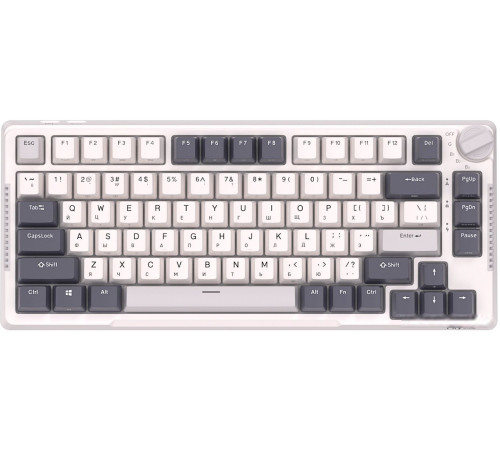 Клавиатура Royal Kludge RK-H81 RGB White Night RK Cyan