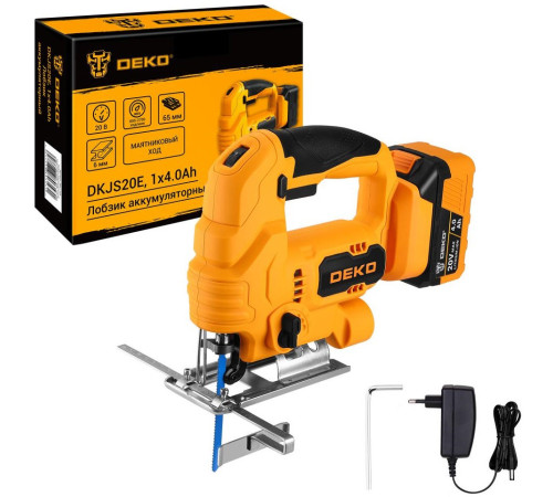Электролобзик Deko DKJS20E 083-1124 с 1-им АКБ