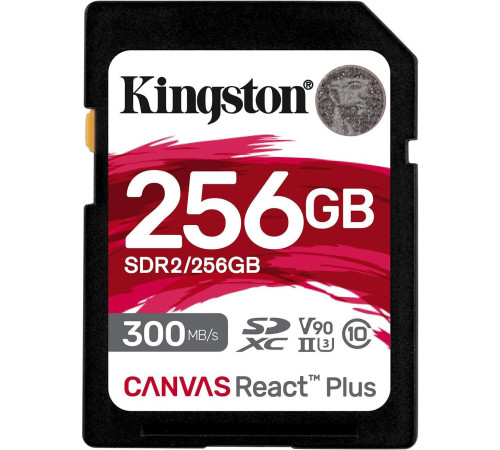 Карта памяти Kingston Canvas React Plus SDXC 256GB