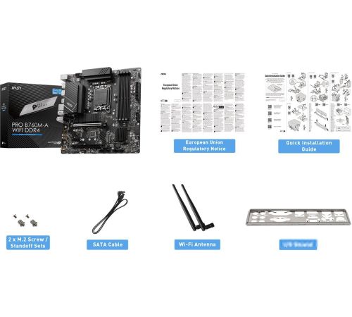 Материнская плата MSI Pro B760M-A WiFi DDR4
