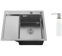 Кухонная мойка РМС MRK-5851BL-R с дозатором