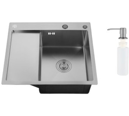 Кухонная мойка РМС MRK-5851BL-R с дозатором