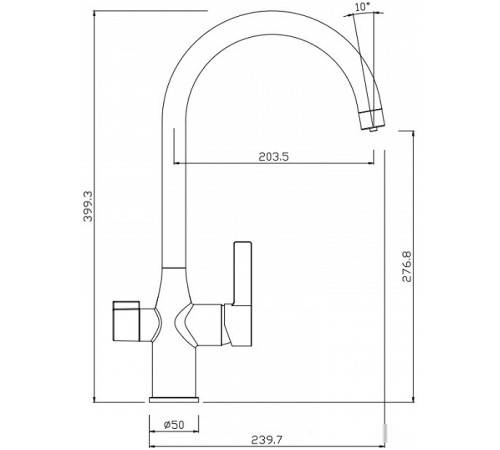 Смеситель IDDIS Pure PURSBFJi05 хром