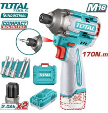 Винтоверт Total TIRLI16178 с 2-мя АКБ, кейс