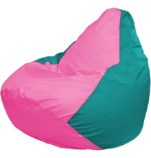 Кресло-мешок Flagman Груша Макси Г2.1-204 бирюзовый/розовый