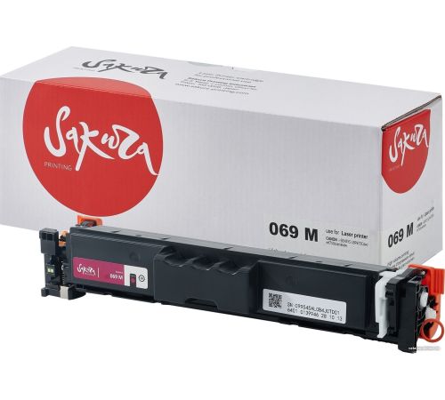 Картридж Sakura Printing SA069M аналог Canon 069M 5092C002