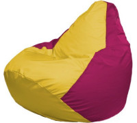 Кресло-мешок Flagman Груша Макси Г2.1-246 фуксия/желтый