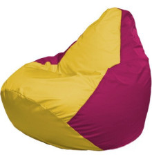 Кресло-мешок Flagman Груша Макси Г2.1-246 фуксия/желтый