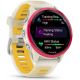 Умные часы Garmin Forerunner 570 42 мм бежевый/розовый