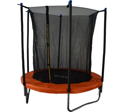 Батут GoUP Elite 6FT с сеткой, оранжевый