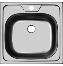 Кухонная мойка Ukinox Классика CLM480.480 ---T6K 0C- с сифоном