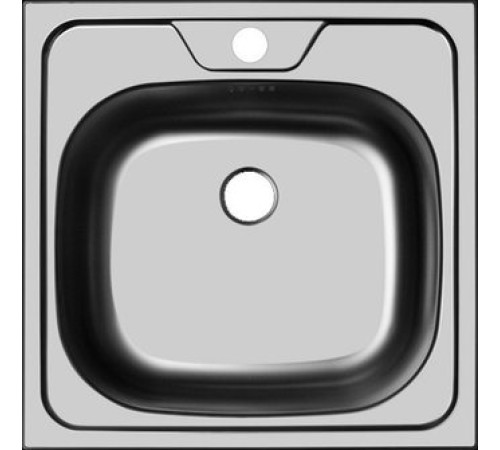 Кухонная мойка Ukinox Классика CLM480.480 ---T6K 0C- с сифоном