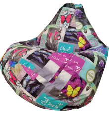 Кресло-мешок Flagman Груша Мега XXXL Г3.5-75 колибри