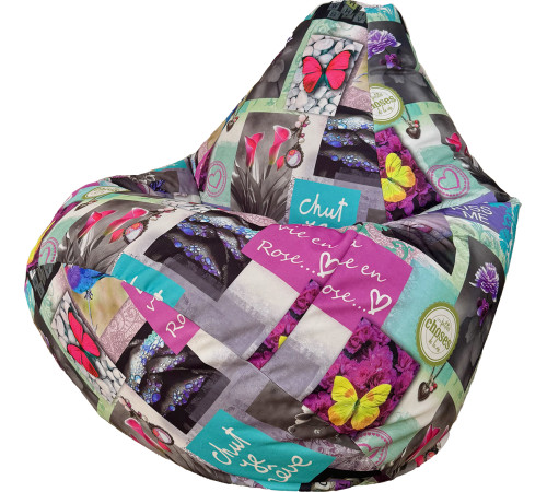 Кресло-мешок Flagman Груша Мега XXXL Г3.5-75 колибри