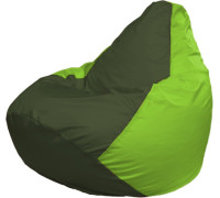 Кресло-мешок Flagman Груша Макси Г2.1-55 салатовый/оливковый темный