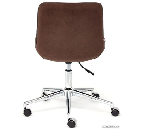 Офисное кресло TetChair Style флок, коричневый