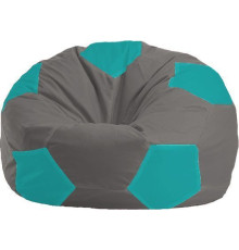 Кресло-мешок Flagman Мяч Стандарт М1.1-335 серый/бирюзовый