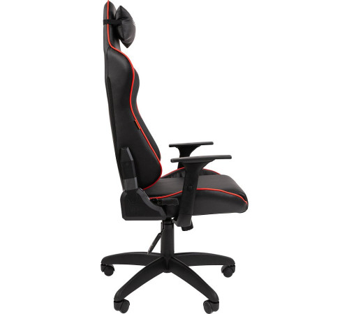 Игровое геймерское кресло CHAIRMAN Game 40 экокожа, черный/красный