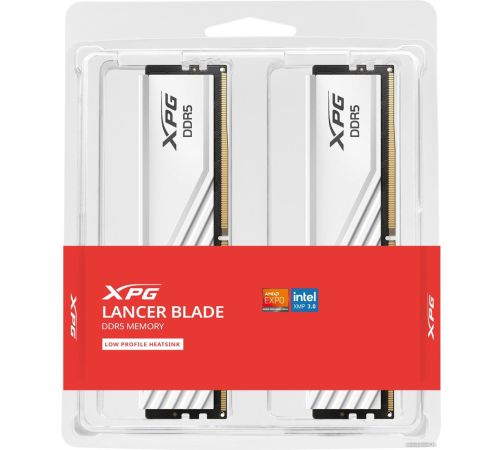 Оперативная память ADATA XPG Lancer Blade 2x32ГБ DDR5 5600 МГц AX5U5600C4632G-DTLABWH