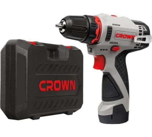 Дрель-шуруповерт Crown CT21072HX-2 BMC с 2-мя АКБ, кейс