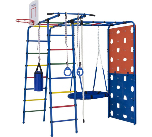 Детский спортивный комплекс Формула здоровья Street 2 синий/радуга