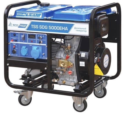 Дизельный генератор ТСС SDG 5000EHA 077012