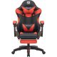 Игровое геймерское кресло Defender Tornado черный/красный