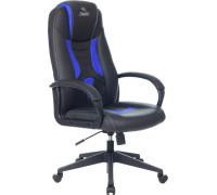Игровое геймерское кресло Zombie Viking-8 экокожа черный/синий