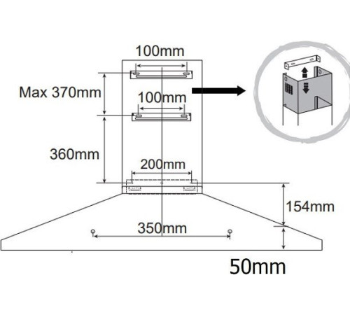 Кухонная вытяжка Evelux Favorite 60 X