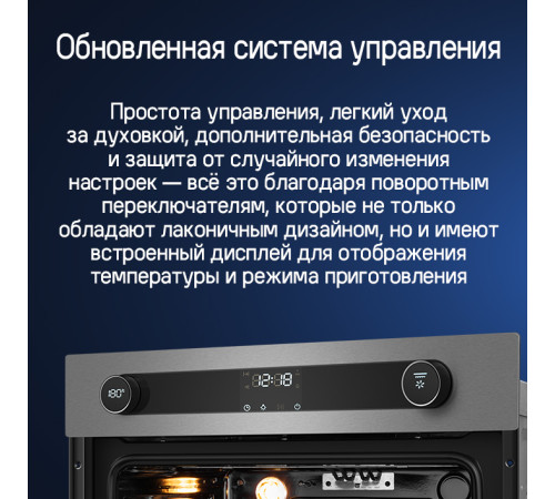 Электрический духовой шкаф MAUNFELD EOEM7614S