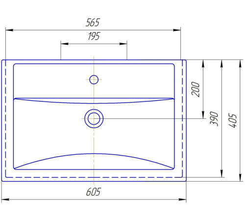 Умывальник Kirovit Фостер 600