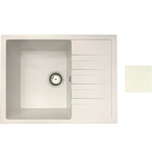 Кухонная мойка БелЭворс Vega R белый, без сифона